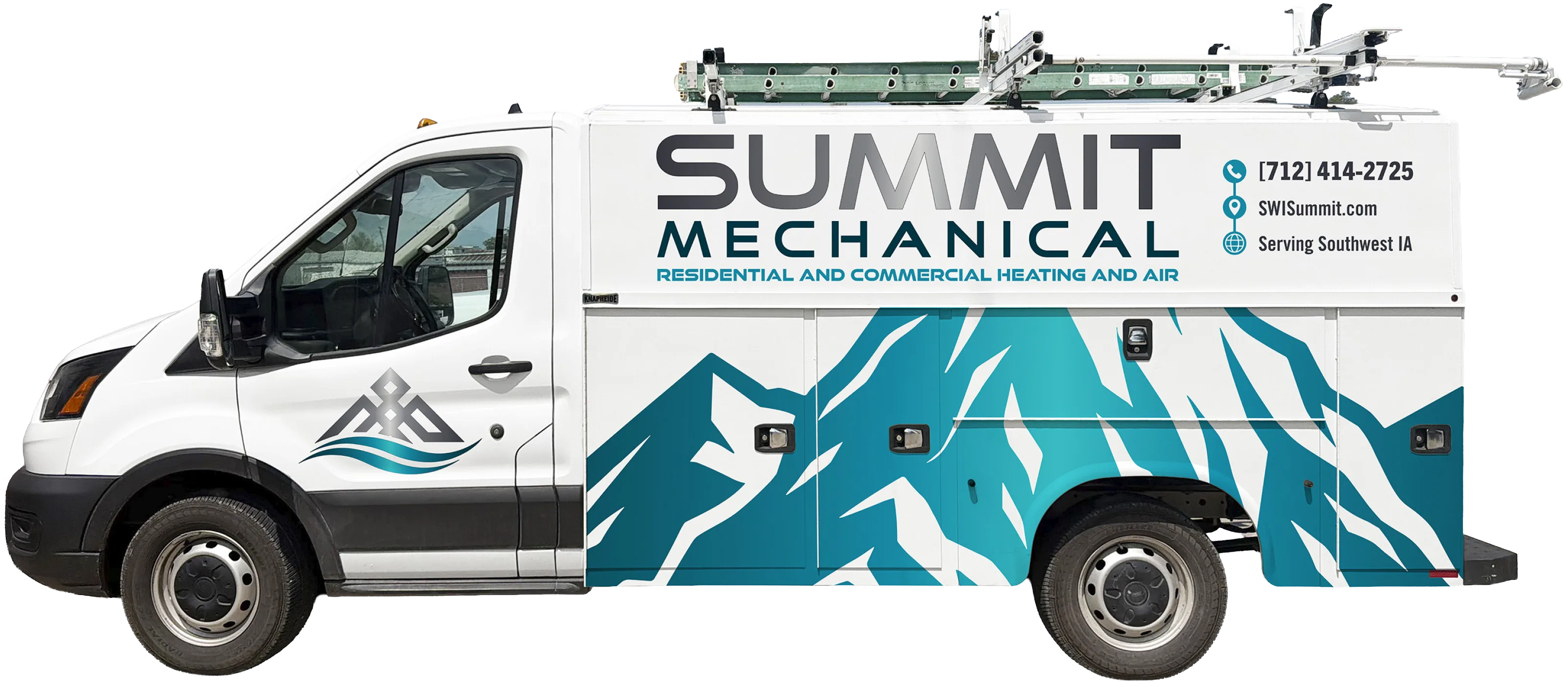 Summit Mechanical HVAC service van serving Southwest Iowa